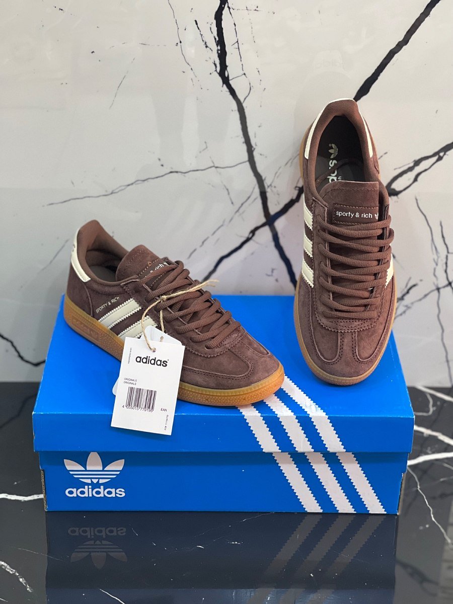 Adidas Spezial X Sporty & Rich Brown — 2