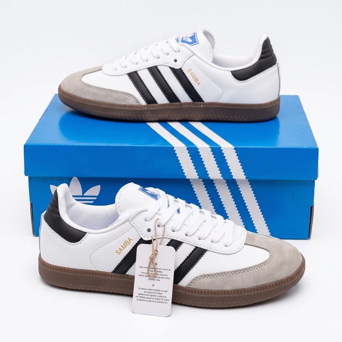 Adidas Samba White/ Black — 1