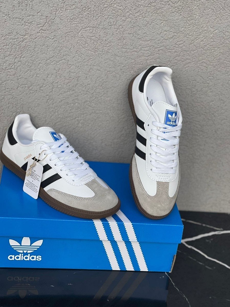 Adidas Samba White/ Black — 2