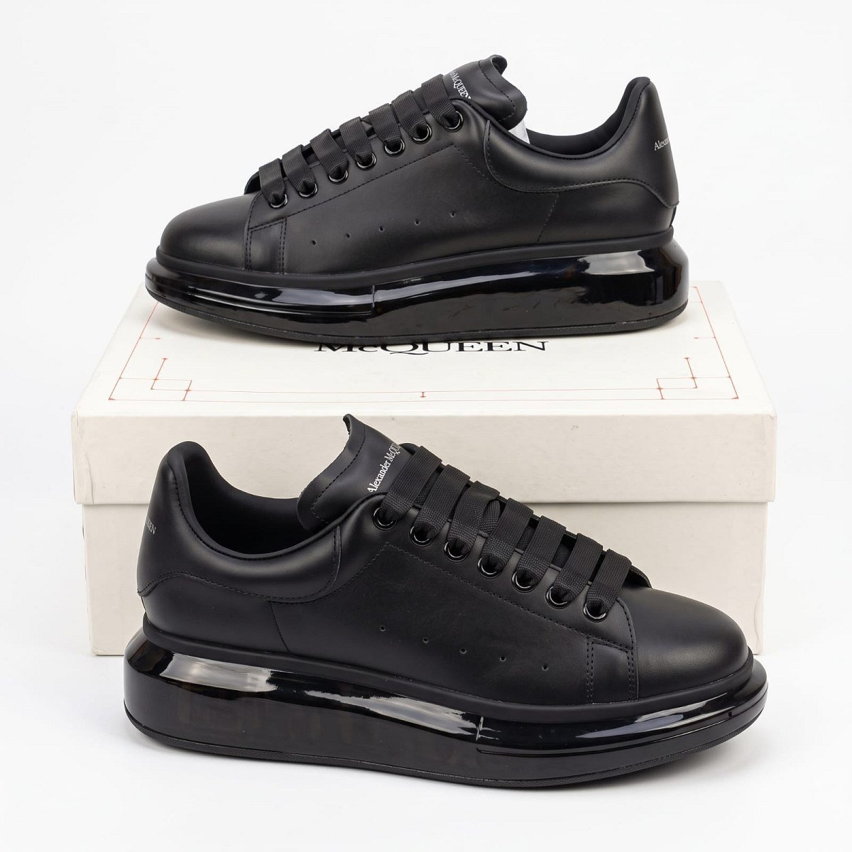 Alexander Mcqueen All Black Clear — 1