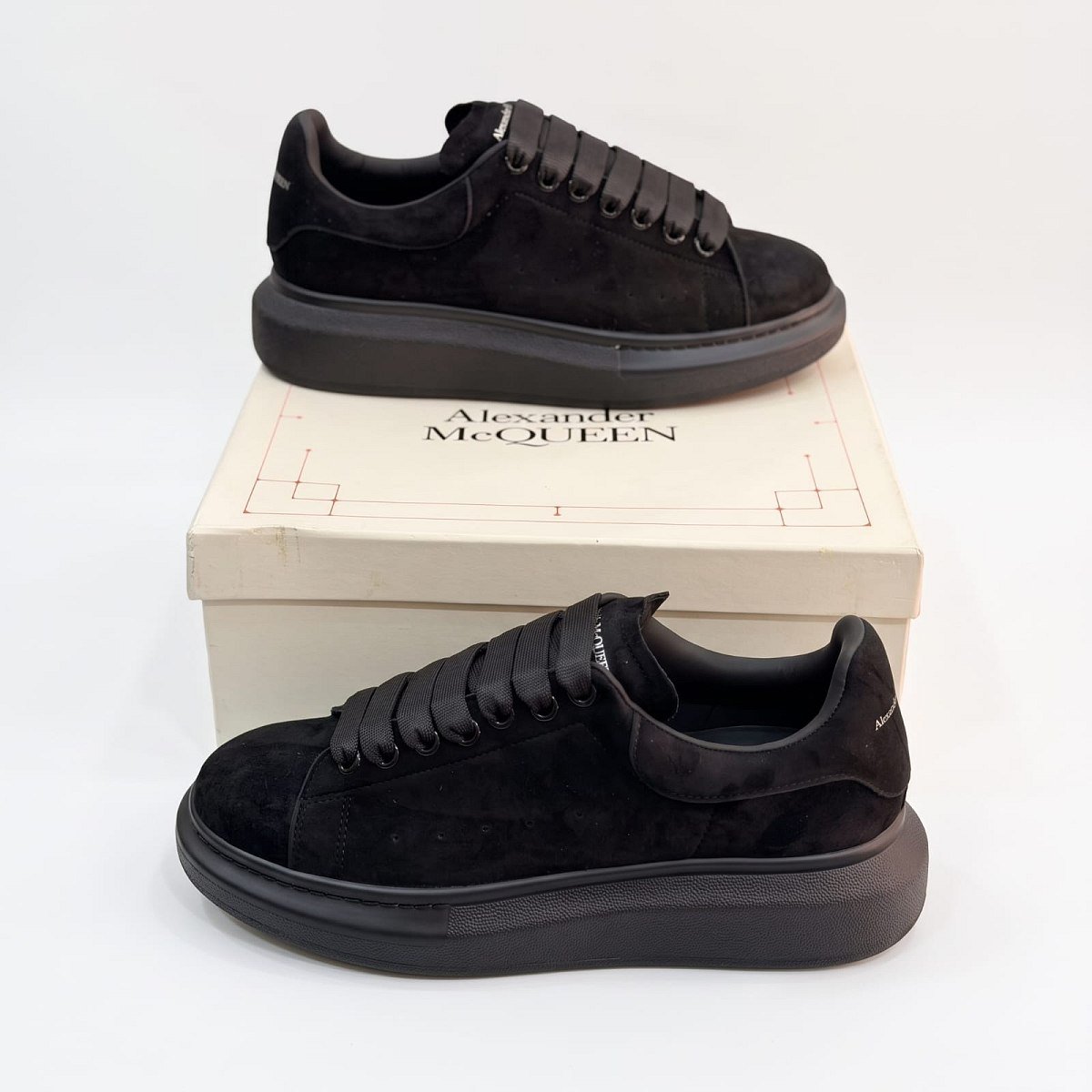 Alexander Mcqueen All Black In Suede — 1