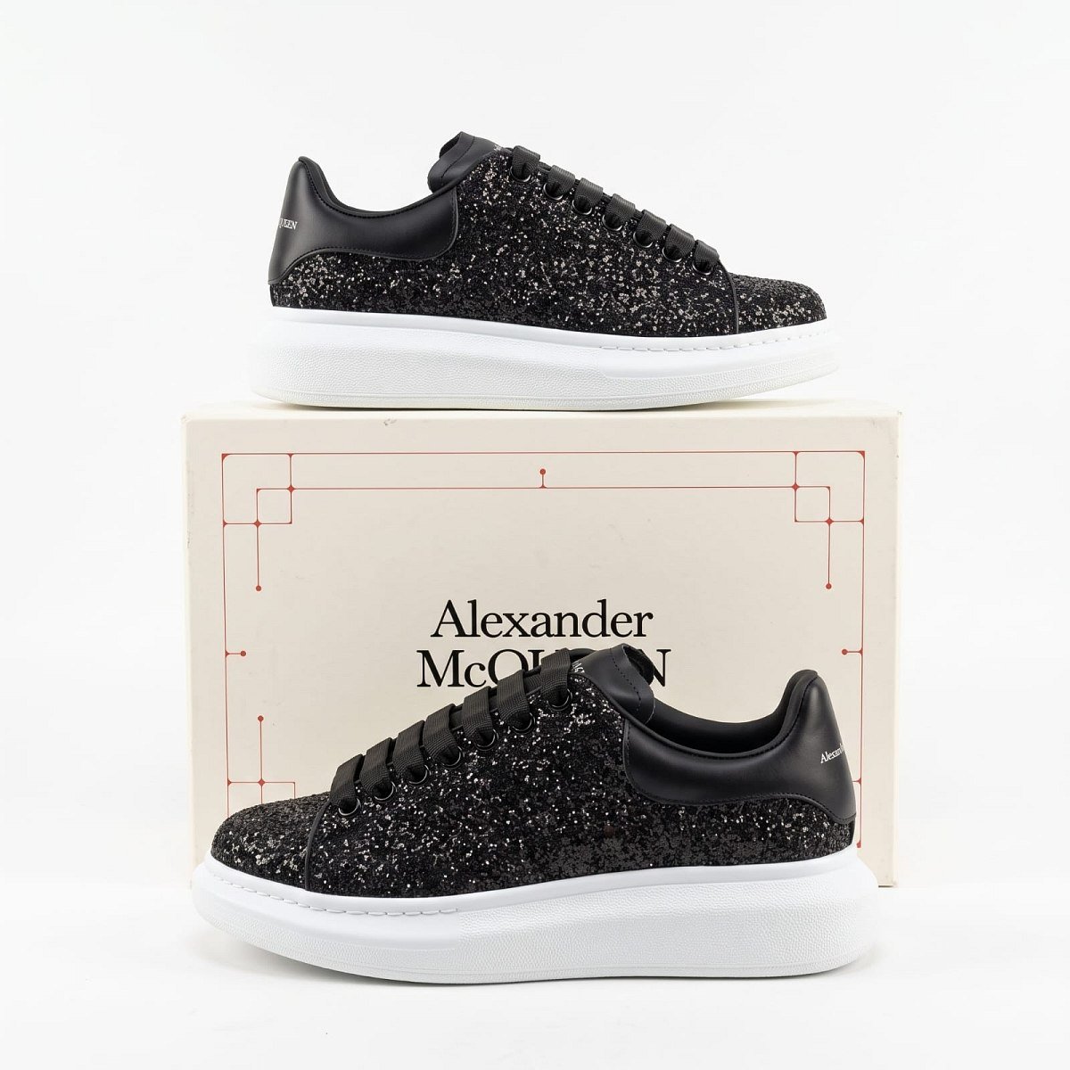 Alexander Mcqueen Black Glitter — 1