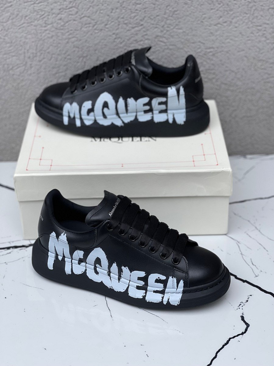 Alexander Mcqueen Black  Graffiti White — 3