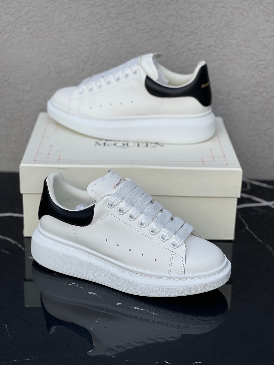 Alexander Mcqueen White/ Black Leather — 3