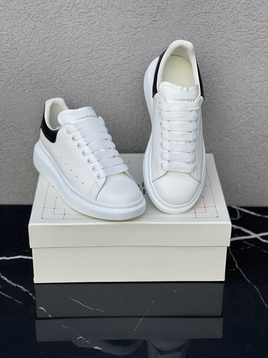 Alexander Mcqueen White/ Black Leather — 2