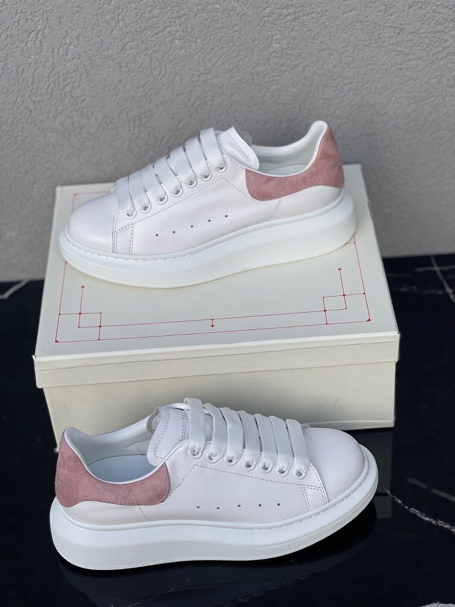 Alexander Mcqueen White With Pink Suede — 3