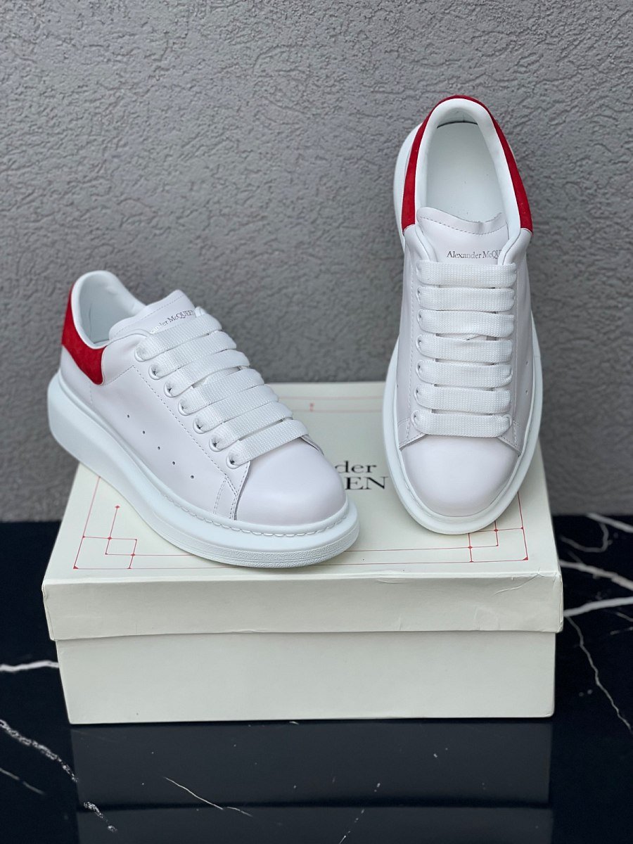 Alexander Mcqueen White With Red Suede — 2