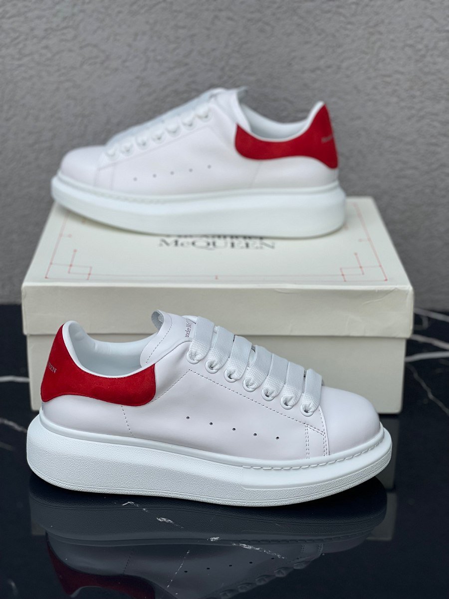 Alexander Mcqueen White With Red Suede — 3