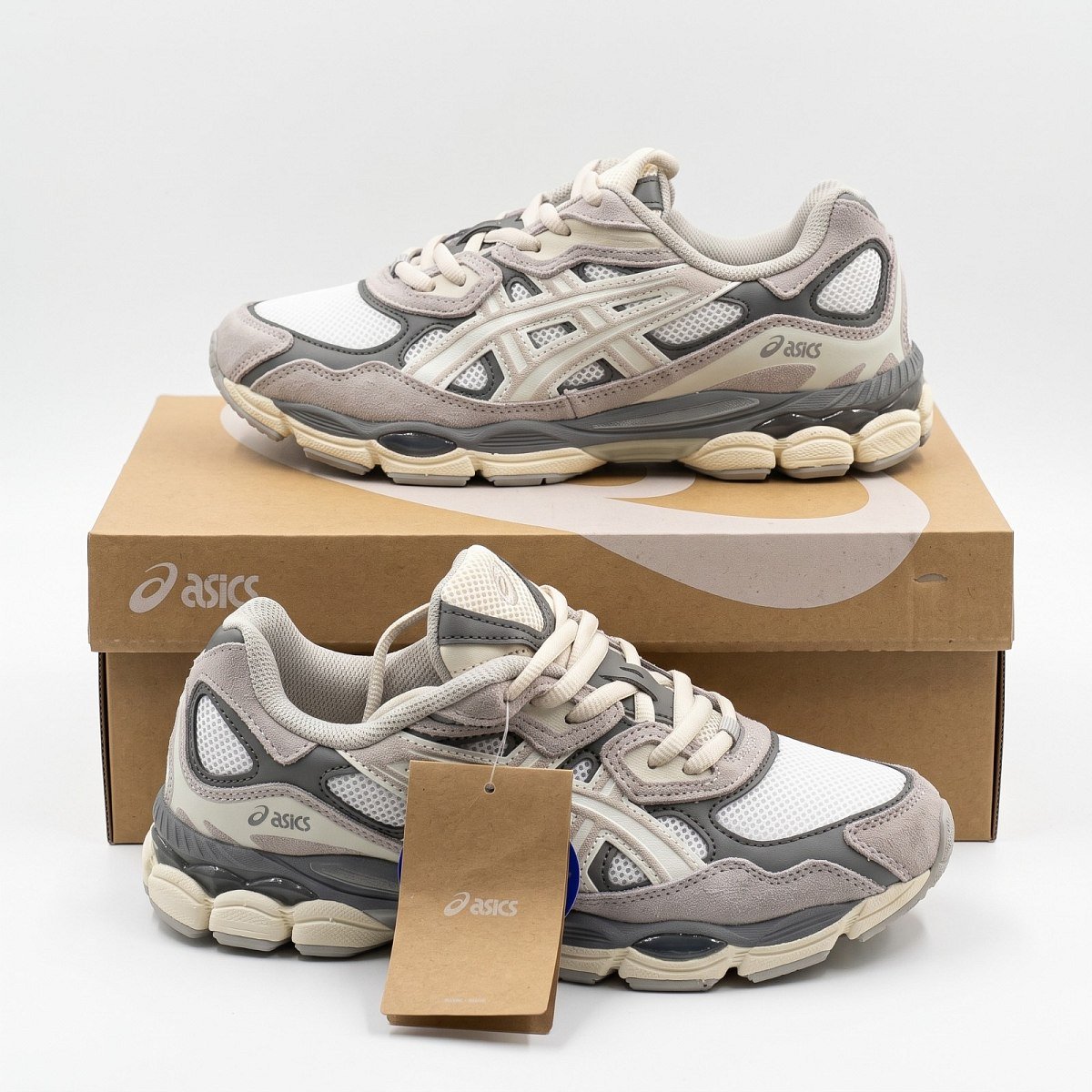 Asic Gel cream/oyster grey — 1