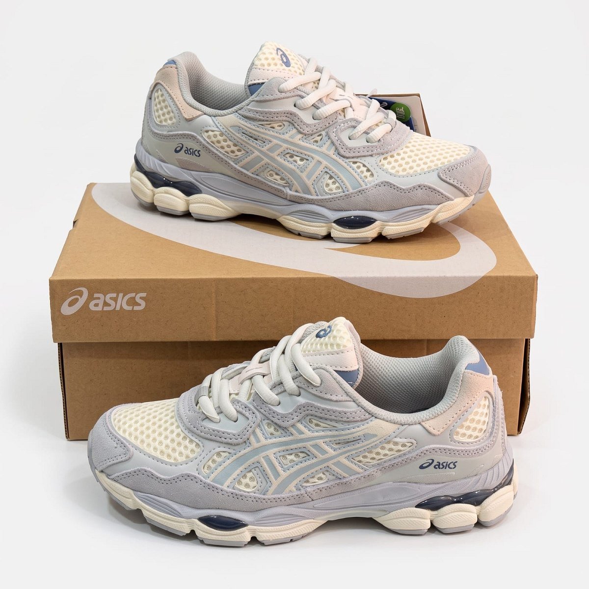 Asic Gel NYC Ivory/Mid Grey — 1