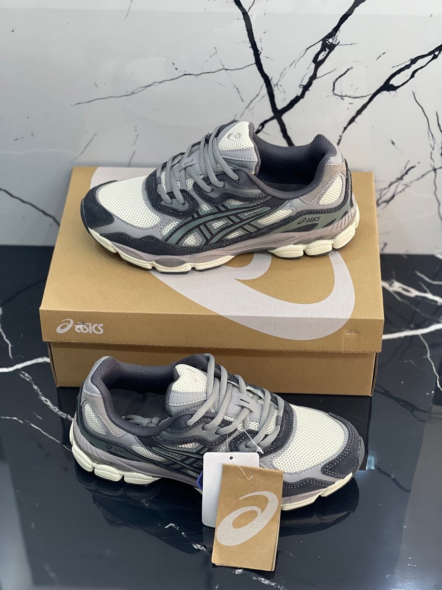Asic Gel NYC Oatmeal Obsidian Grey — 3