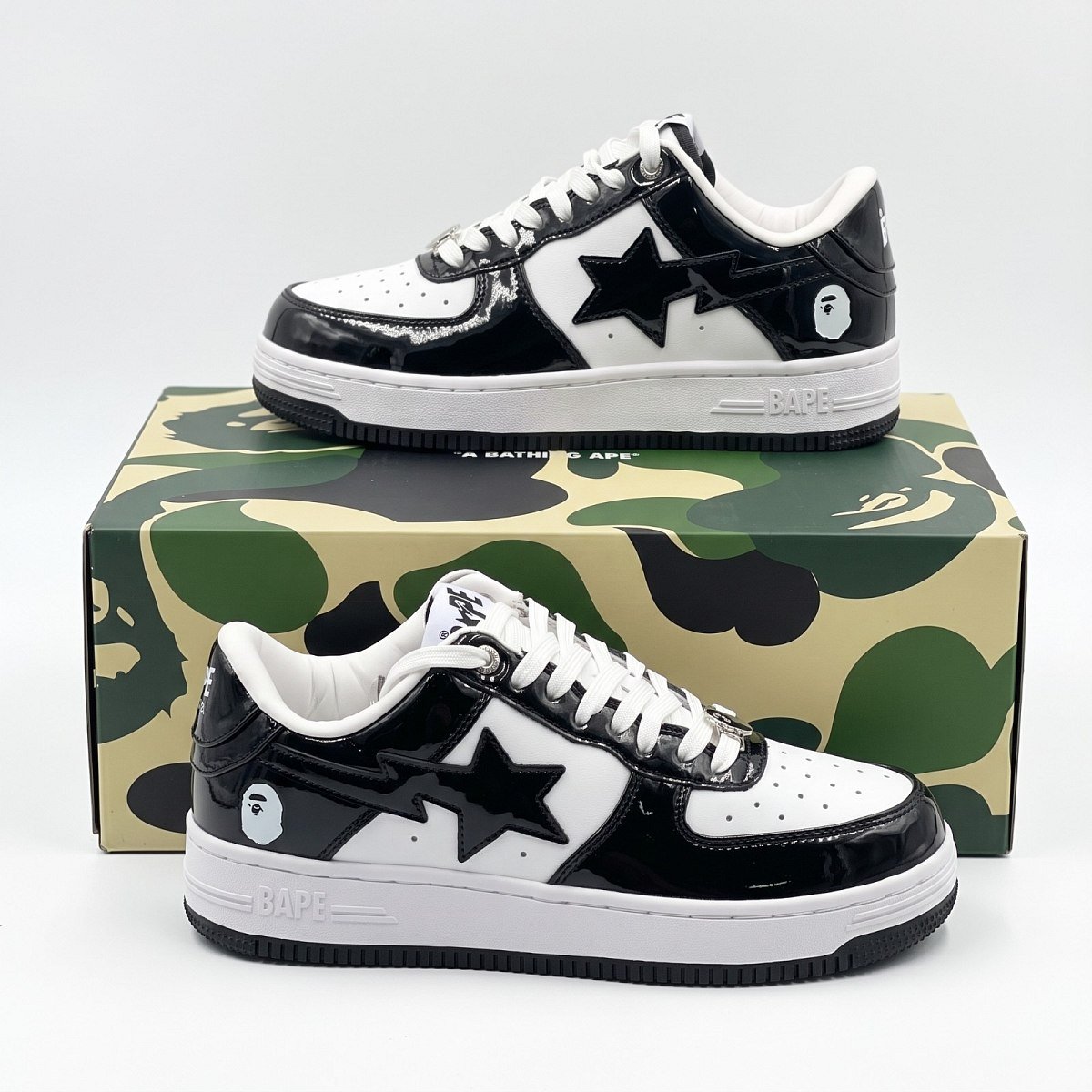BAPE STA black/white — 1