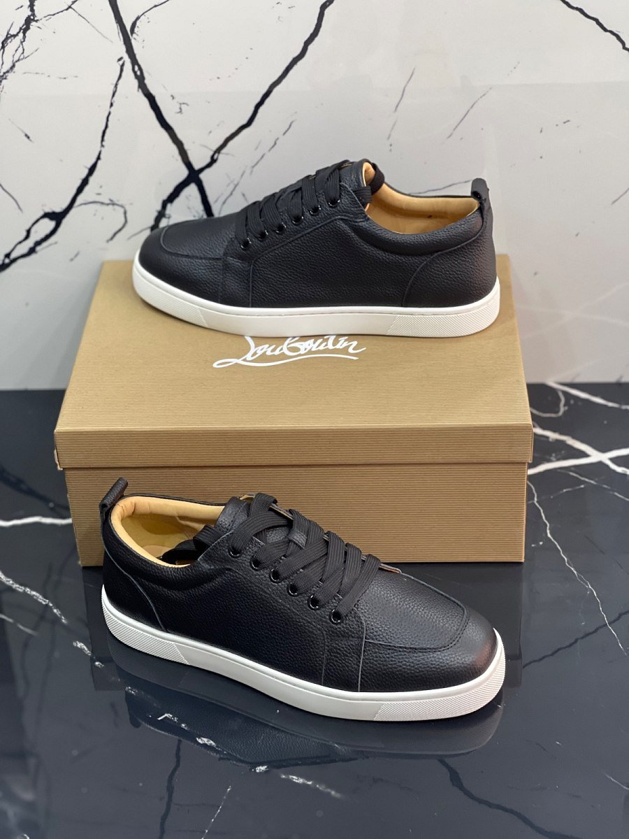 Christian Louboutin Leather Black/white — 3