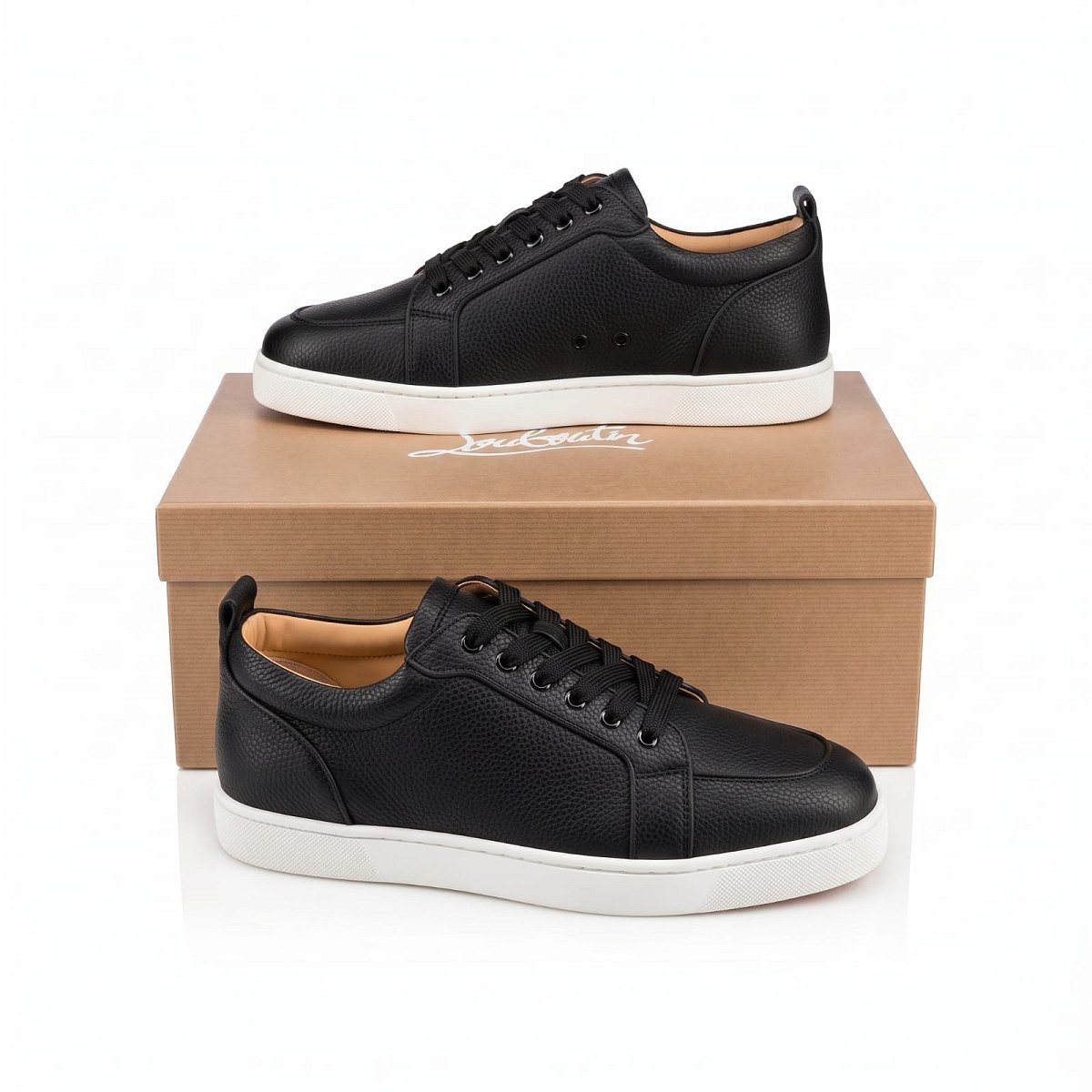 Christian Louboutin Leather Black/white — 1