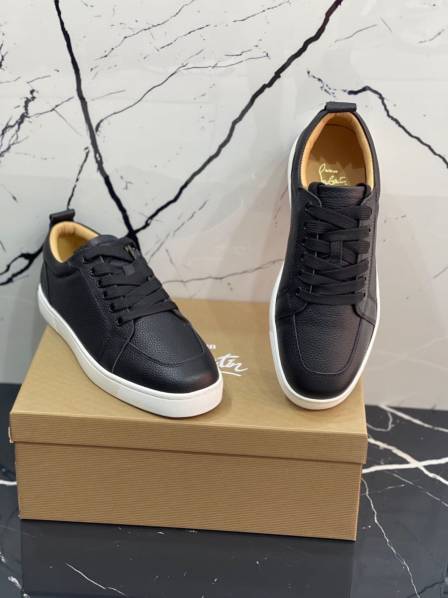 Christian Louboutin Leather Black/white — 2