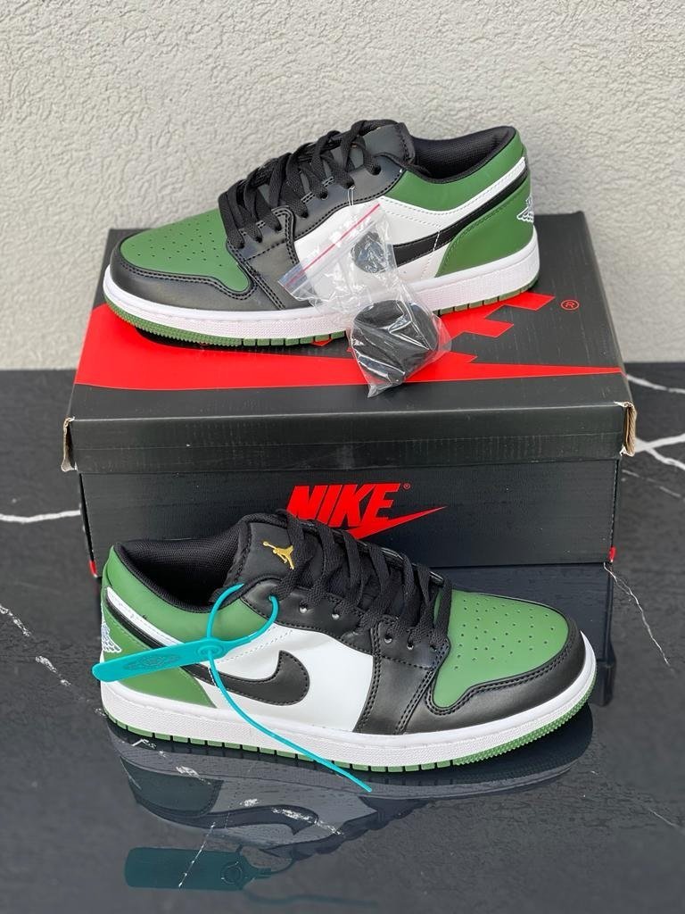 Jordan 1 Low Green Toe — 3