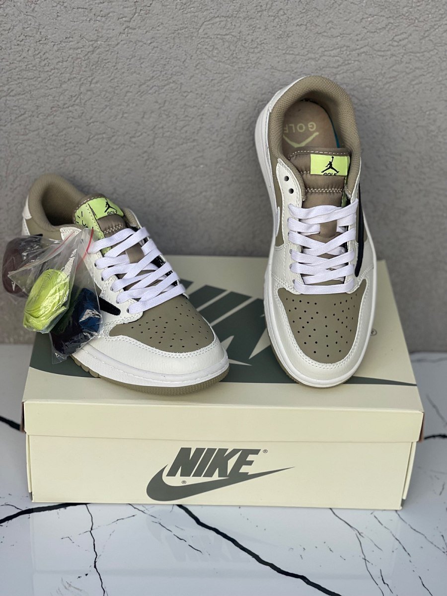 Jordan 1 Low X Travis Scott Neutral Olive — 2