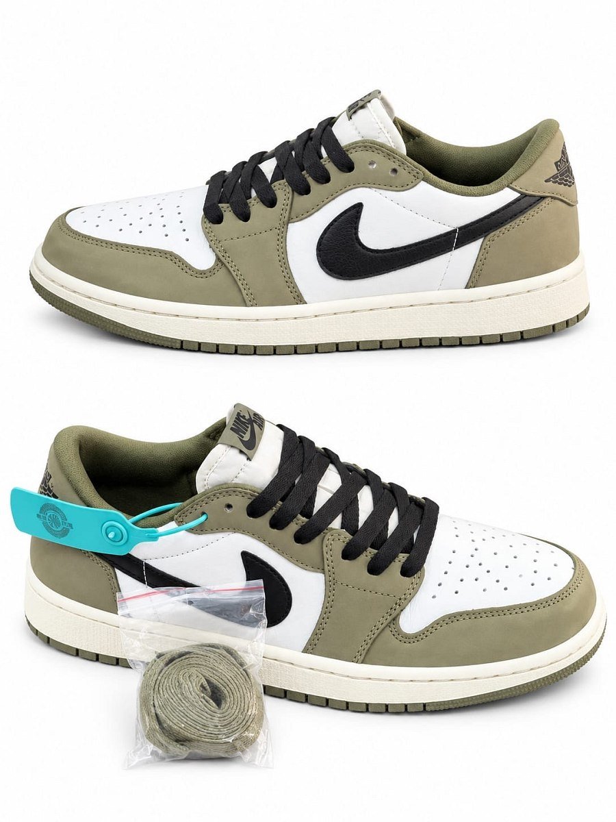 Jordan 1 Retro Low OG Medium Olive — 1