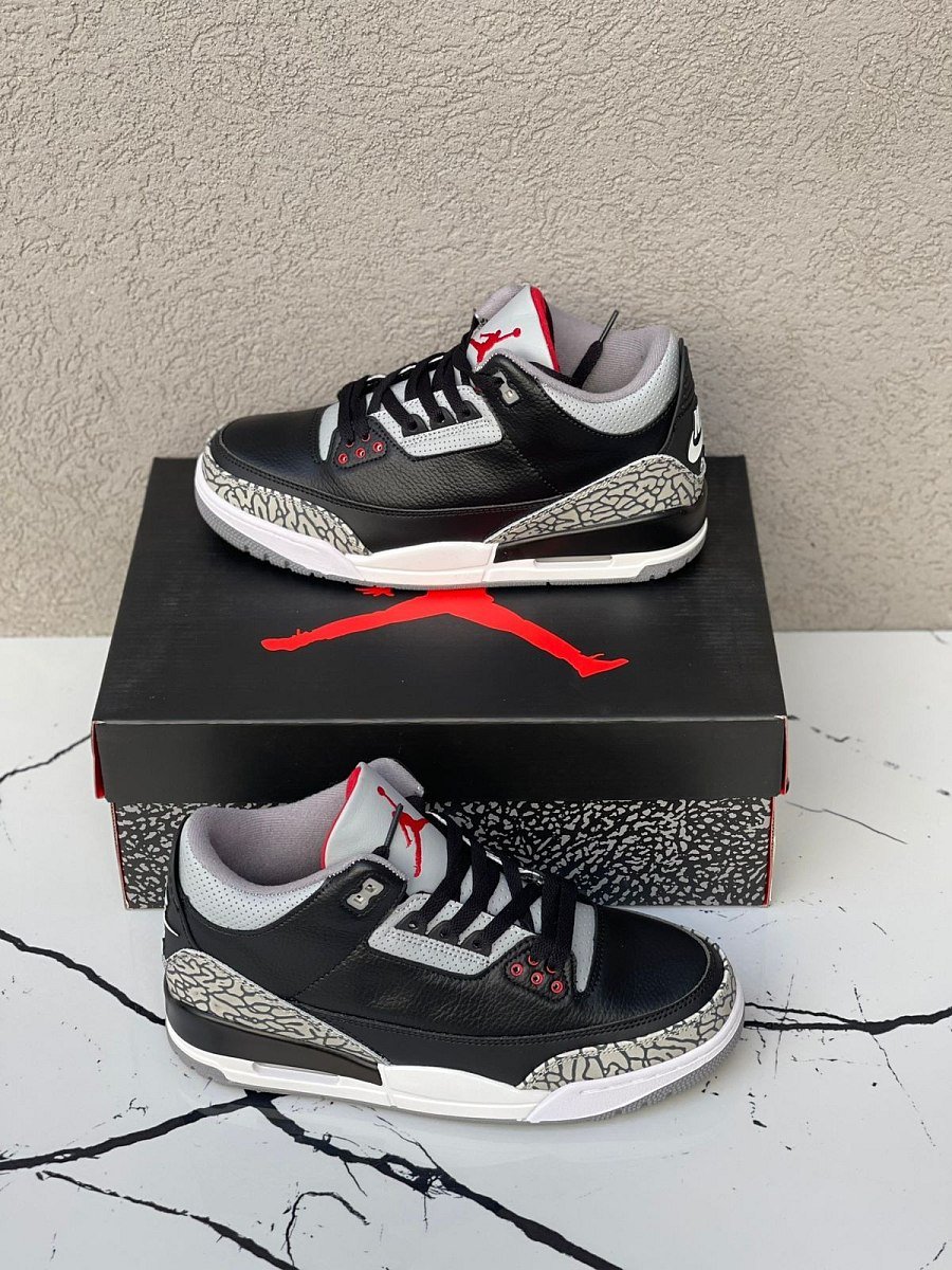 Jordan 3 Black Cement — 3