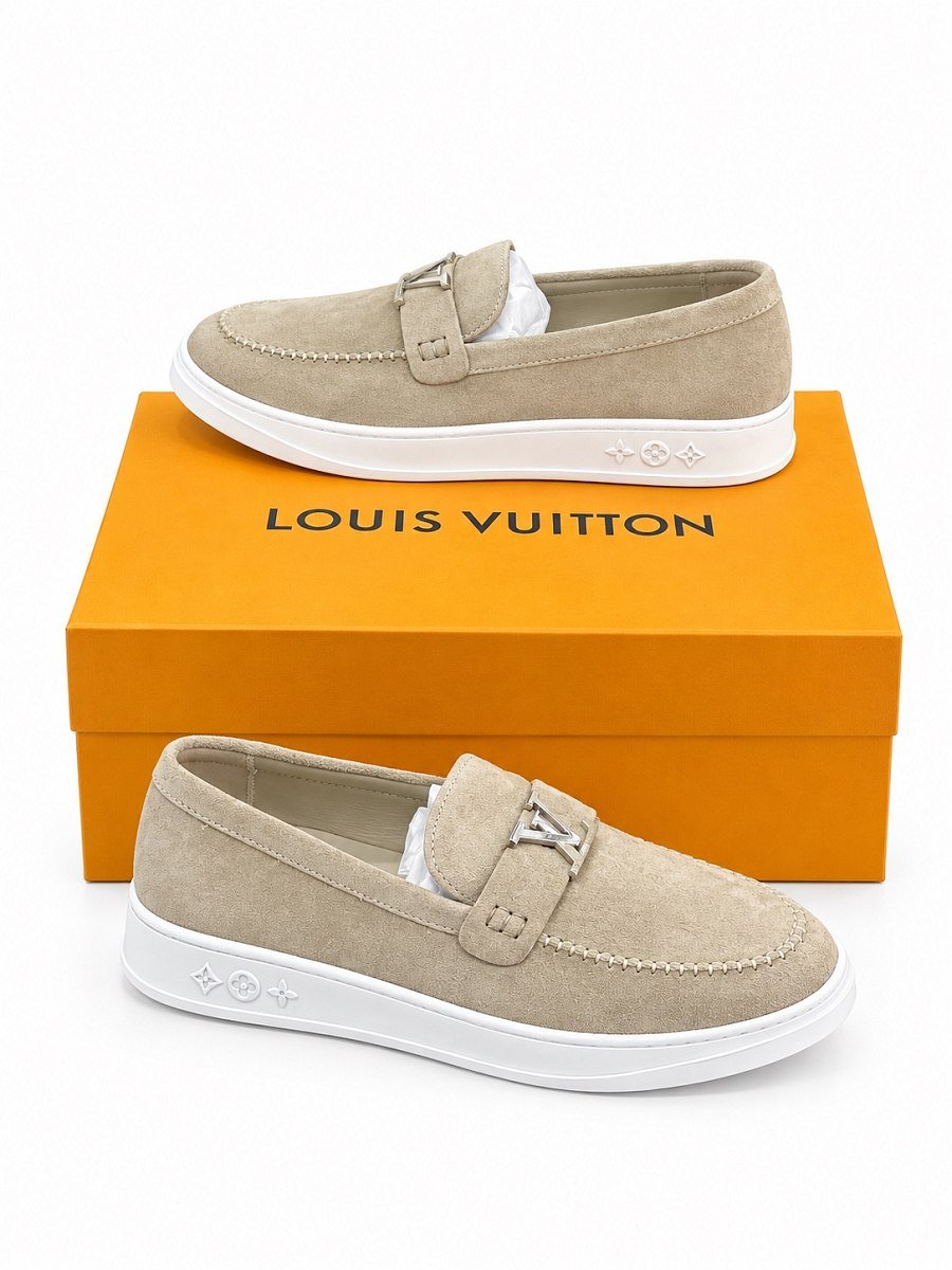 Louis Vuitton Bege Moccasin — 1