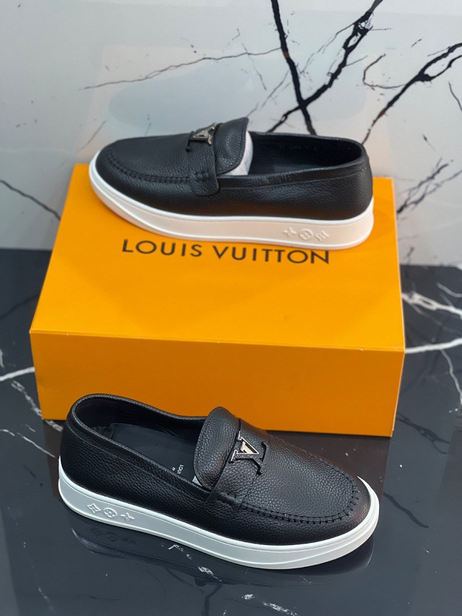 Louis Vuitton Black Leather Moccasin — 3