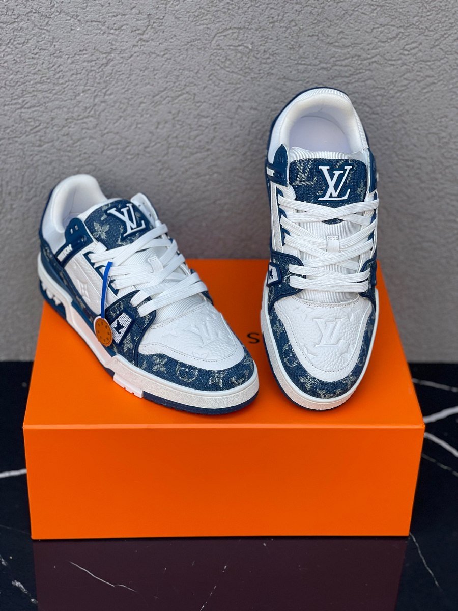 Louis Vuitton Trainer Blue Jeans — 2