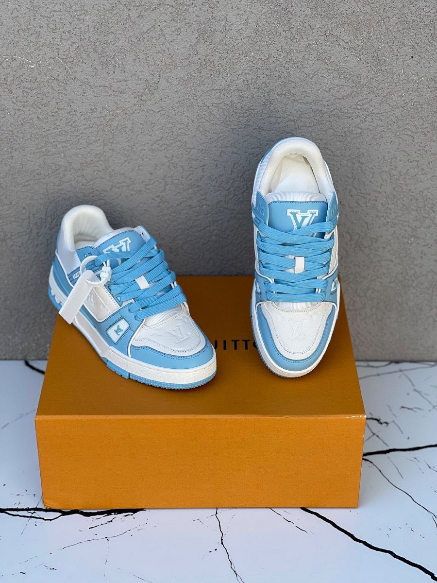 Louis Vuitton White/ Sky Blue — 2