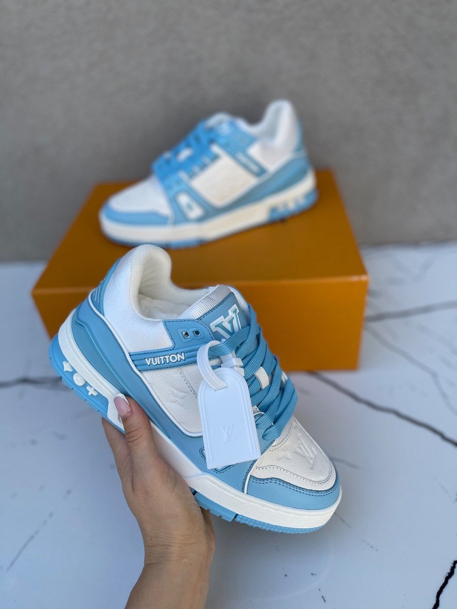 Louis Vuitton White/ Sky Blue — 3