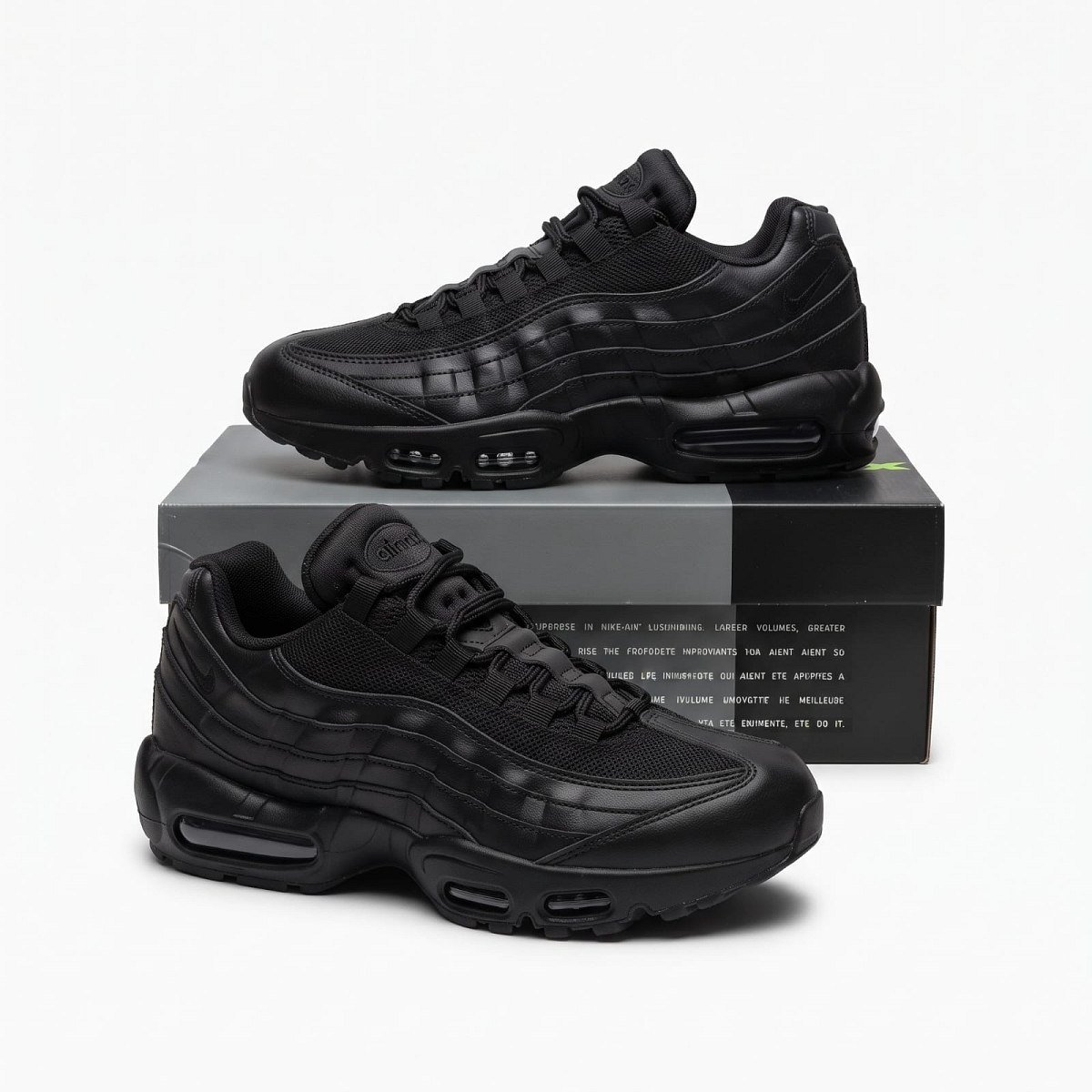Nike Air Max Airmax 95 Triple Black — 1