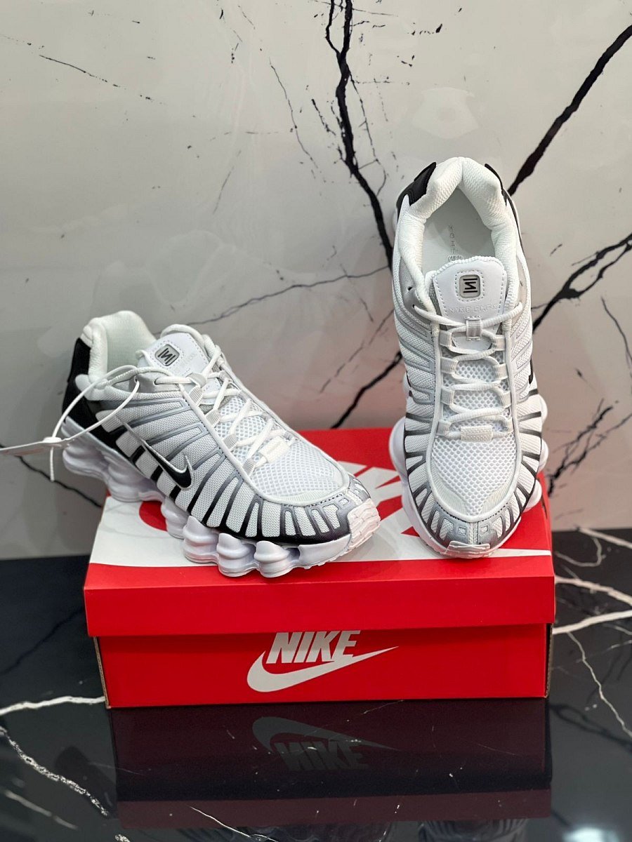 Nike Air Max Shox TL White/Black Mtlc — 2