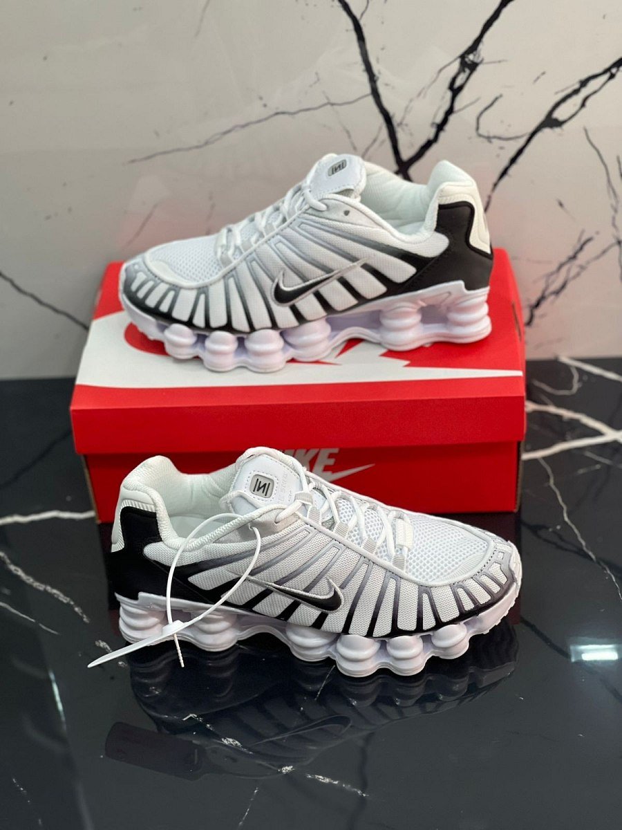 Nike Air Max Shox TL White/Black Mtlc — 3