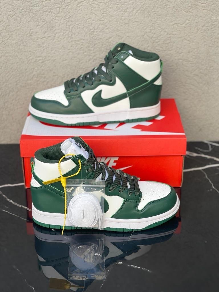 Nike Dunk High Spartan Green — 3