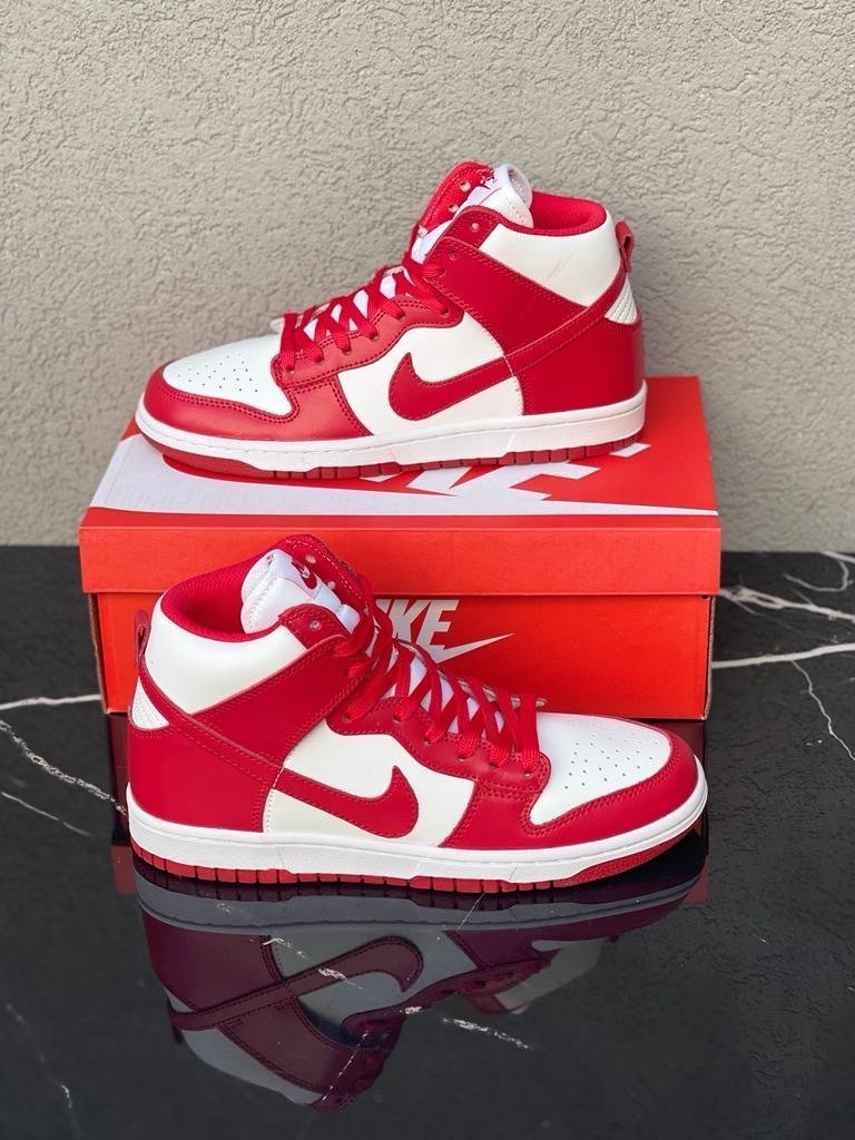 Nike Dunk High University Red — 3