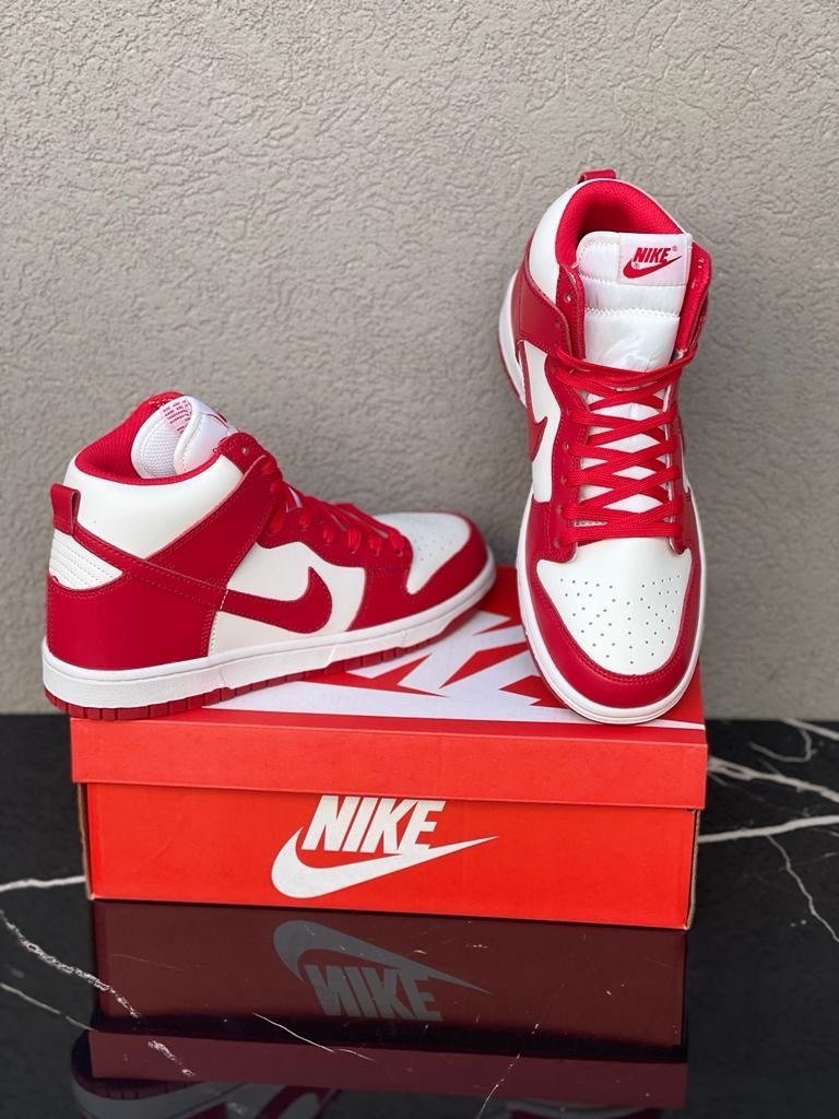 Nike Dunk High University Red — 2