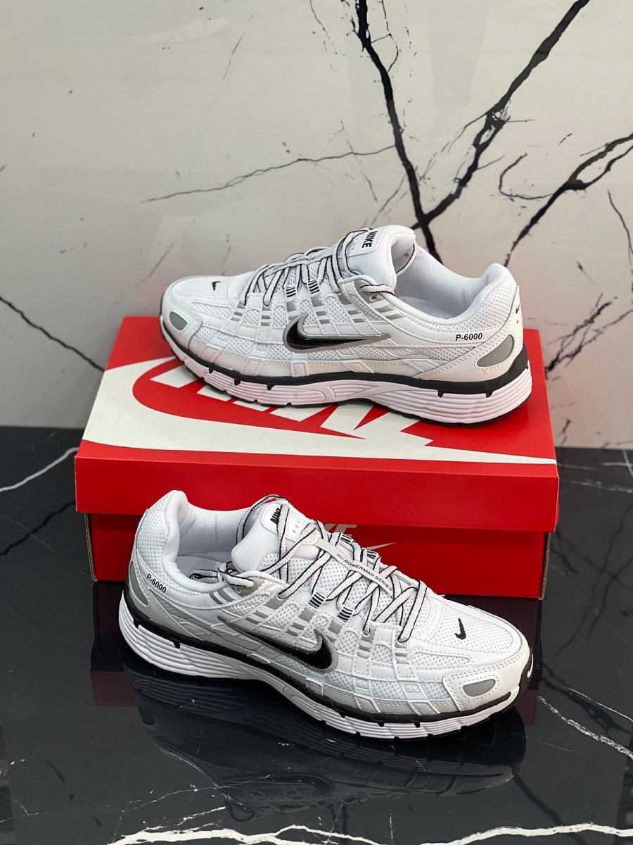 Nike P-6000 White/black — 3