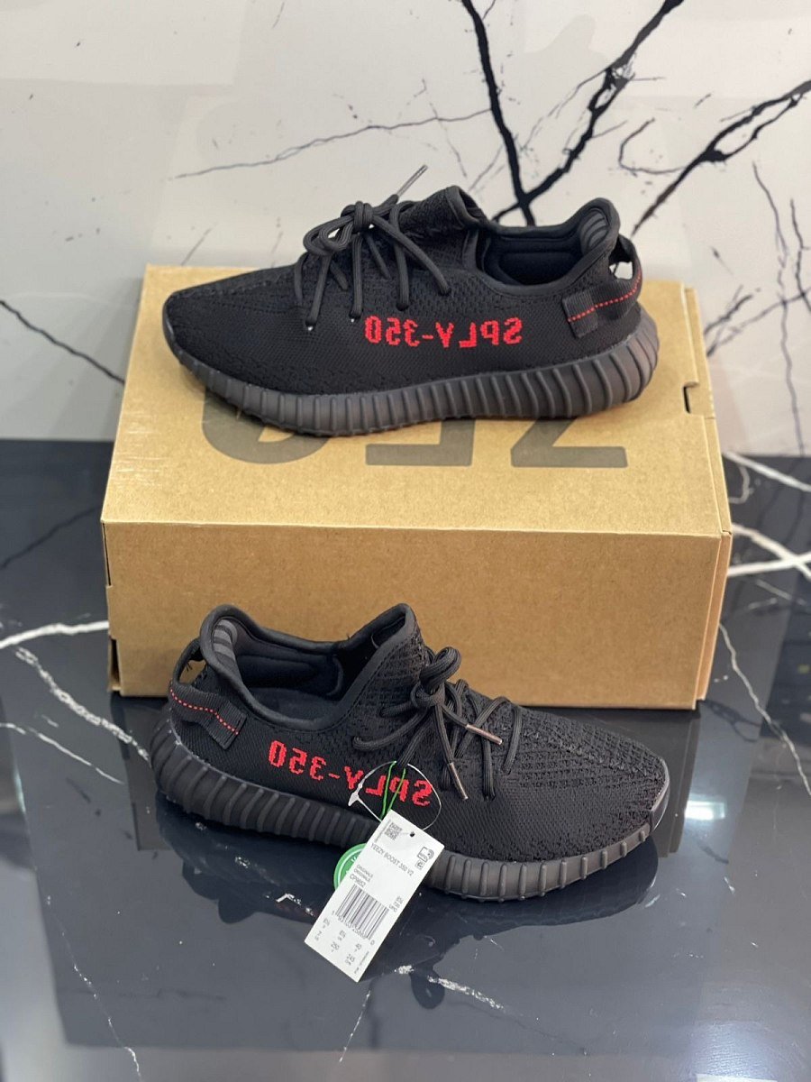 Yezzy Boost 350 V2 Core Black Red — 3