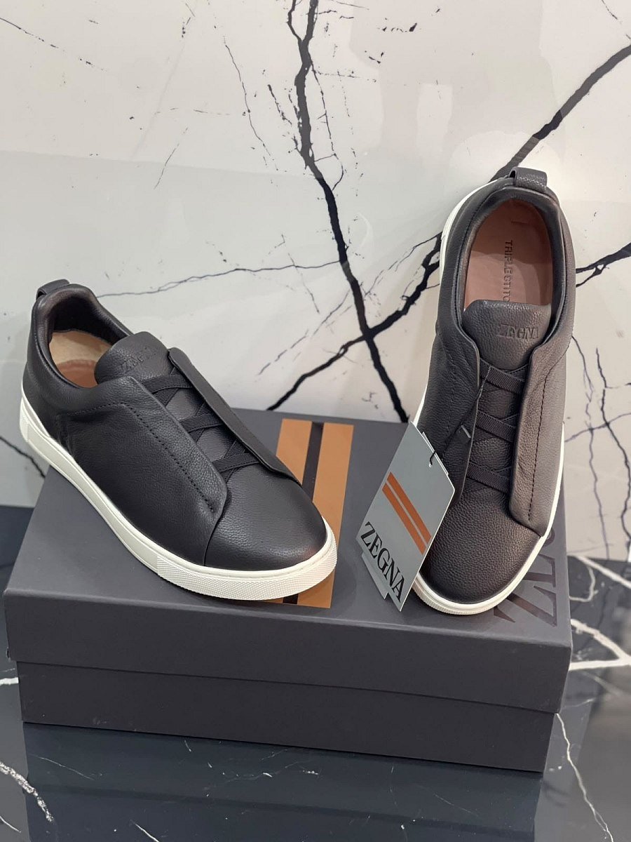 Zegna Tripe Stitch Black — 2