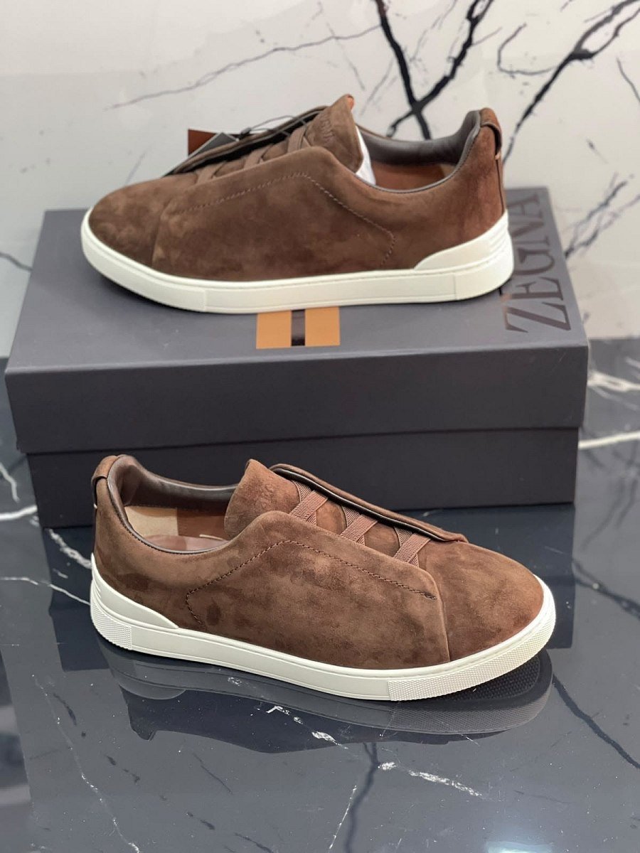 Zegna Triple Stitch Suede — 3