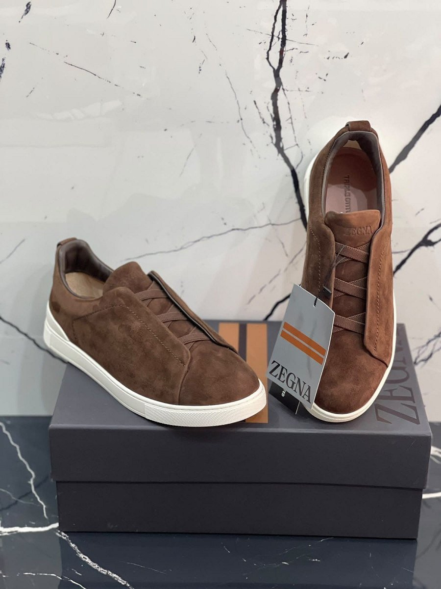 Zegna Triple Stitch Suede — 2